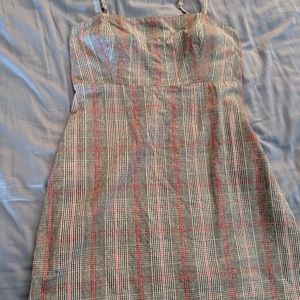Hollister Women's Plaid Sleeveless Dress, L